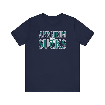 Anaheim Sucks (for Seattle fans) - Unisex Jersey Short Sleeve Tee
