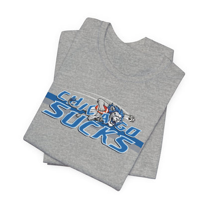 Chicago Sux (for Detroit fans) - Unisex Jersey Short Sleeve Tee