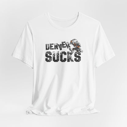 Denver Sux (for Las Vegas fans) - Unisex Jersey Short Sleeve Tee