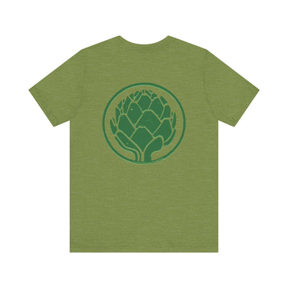 I Heartichoke Castroville (front & back version) - Unisex Jersey Short Sleeve Tee