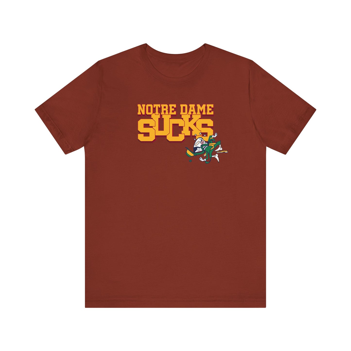 That Notre Leprechaun Team Sucks - Unisex Jersey Short Sleeve Tee