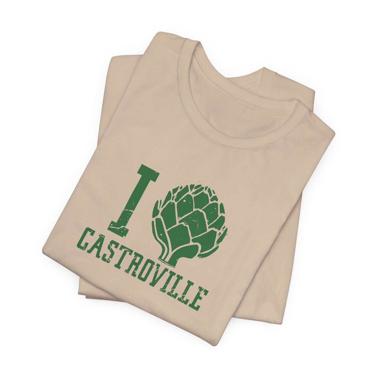 I Heartichoke Castroville (front & back version) - Unisex Jersey Short Sleeve Tee