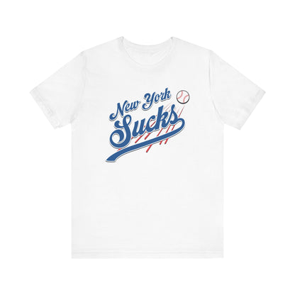 New York Sucks (for L.A. fans) - Unisex Jersey Short Sleeve Tee