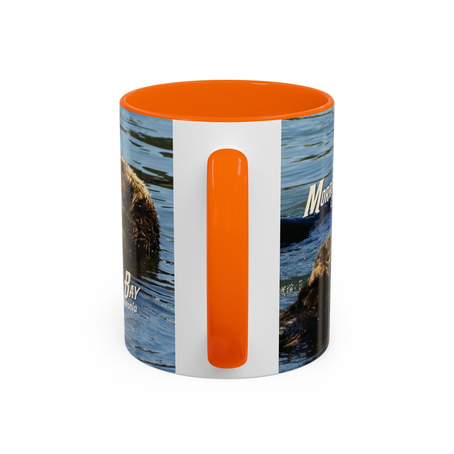 Sea Otter Raft (Morro Bay) Coffee Mug — Cute Sea Otter Accent Ceramic Mug (11/15oz)