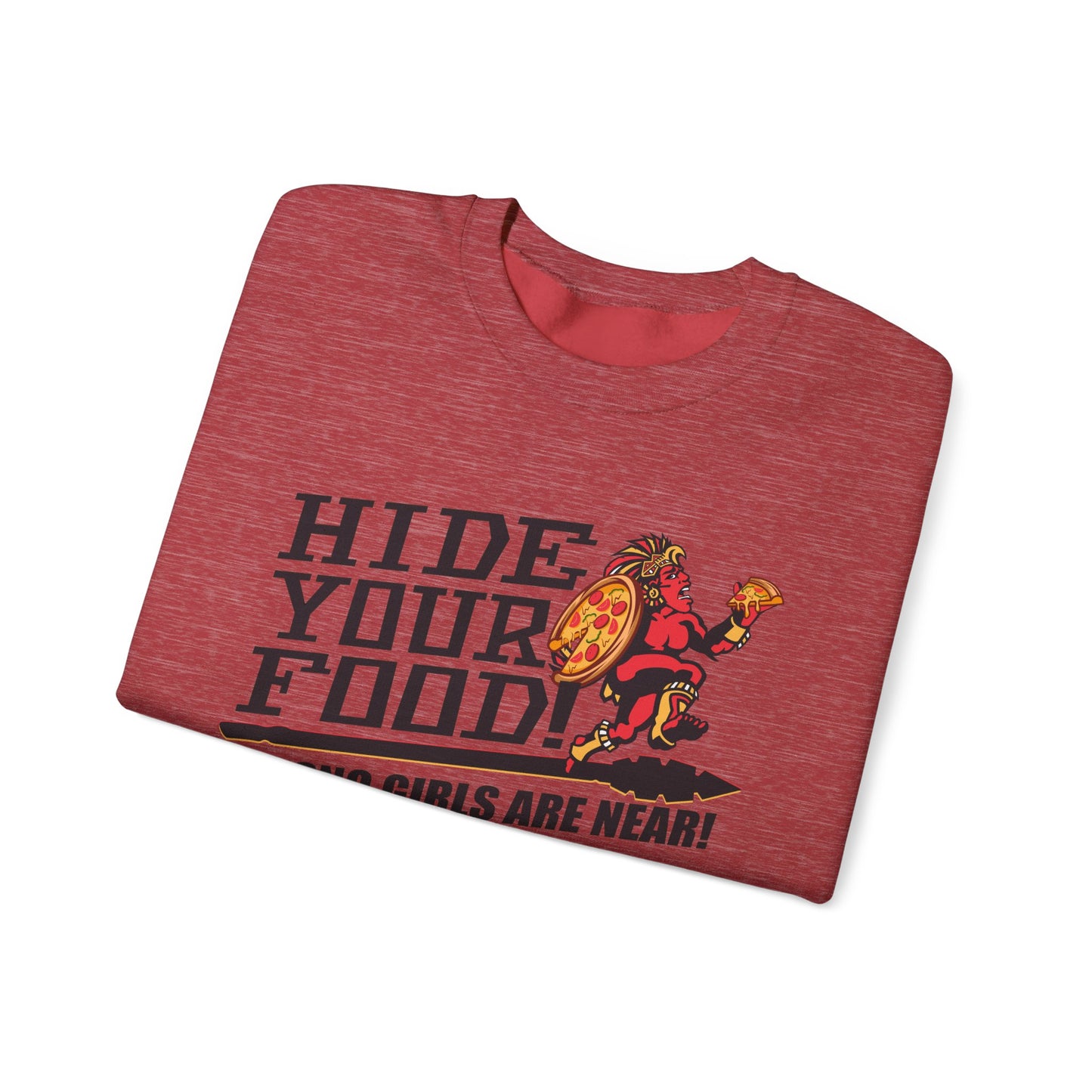 Hide Your Food, Fresno Girls Are Near! (for SDSU fans) - Cozy Unisex Crewneck