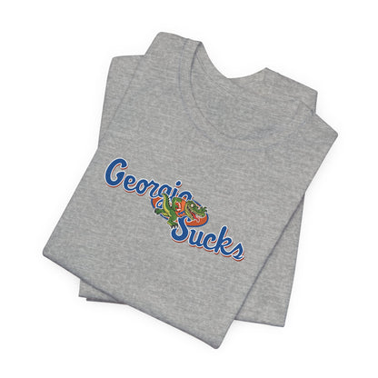 Georgia Sucks (for Florida fans) - Unisex Jersey Short Sleeve Tee