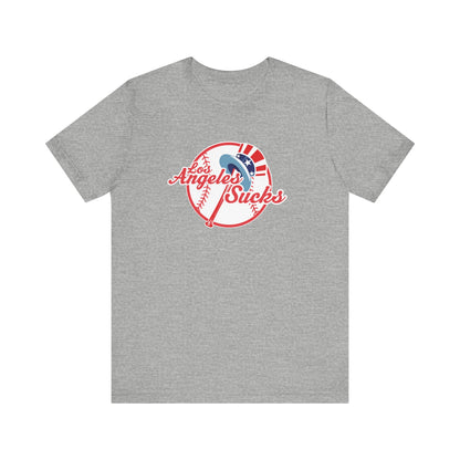 Los Angeles Sucks (for NYC fans) - Unisex Jersey Short Sleeve Tee