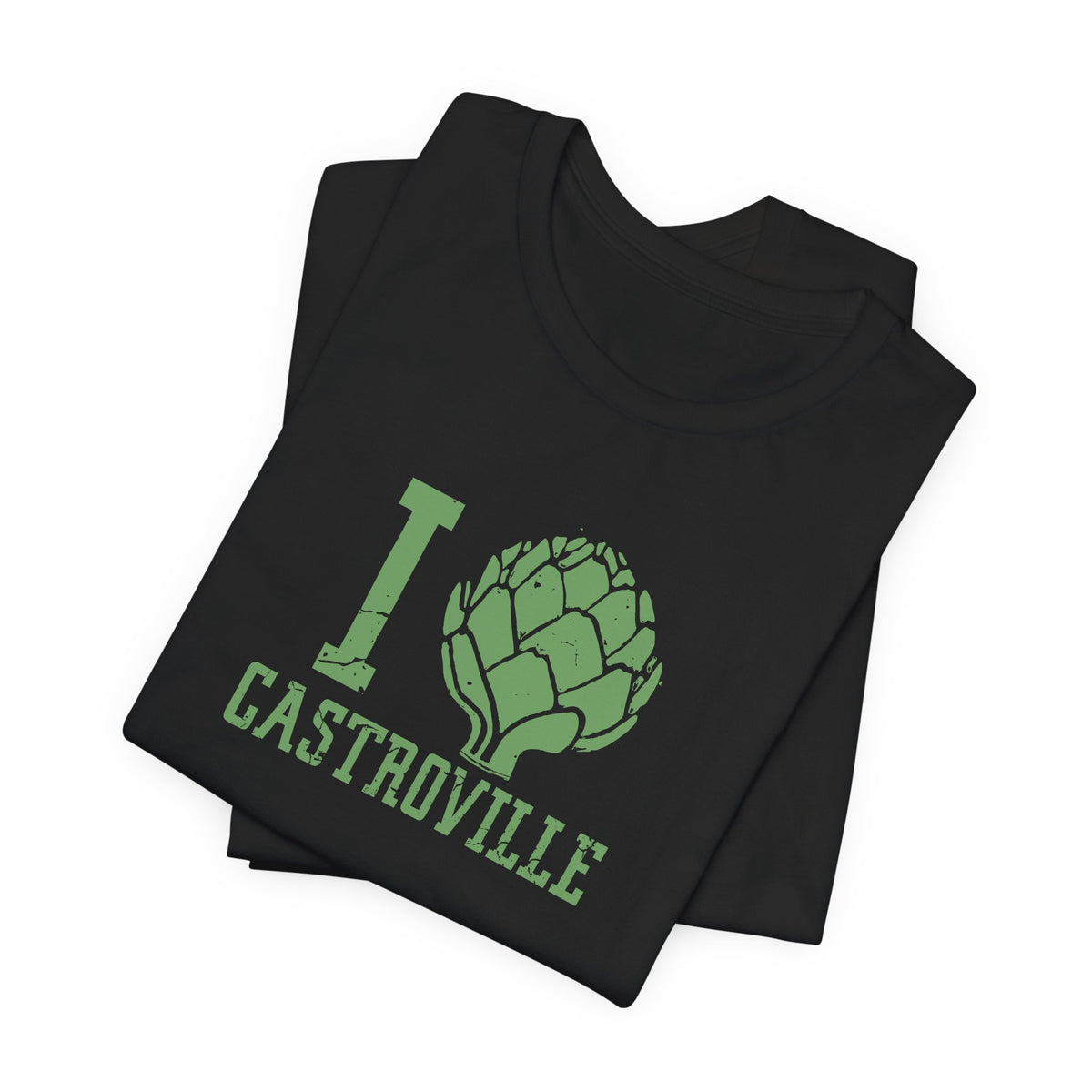 I Heartichoke Castroville (front & back version) - Unisex Jersey Short Sleeve Tee