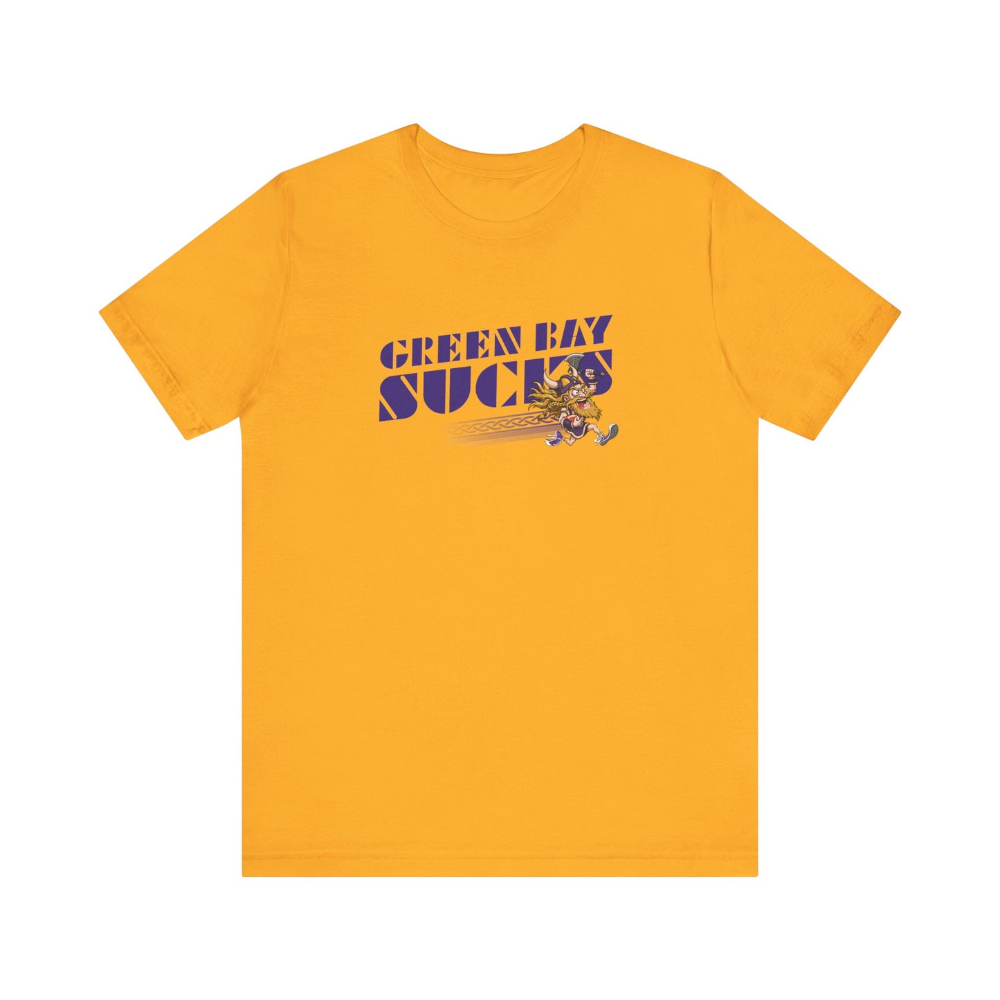Green Bay Sucks (for Minnesota fans) - Unisex Jersey Short Sleeve Tee