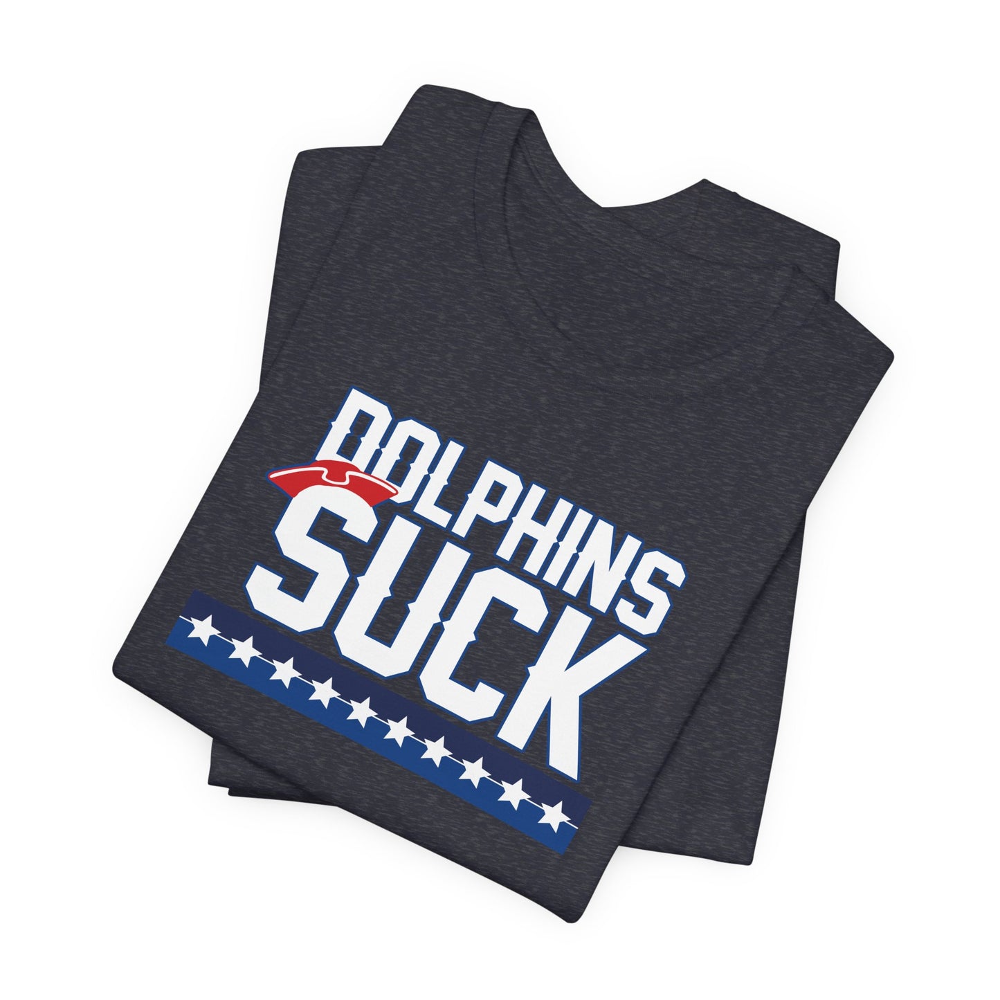 Shiny Mammal Fish Suck (for New England fans) - Unisex Jersey Short Sleeve Tee