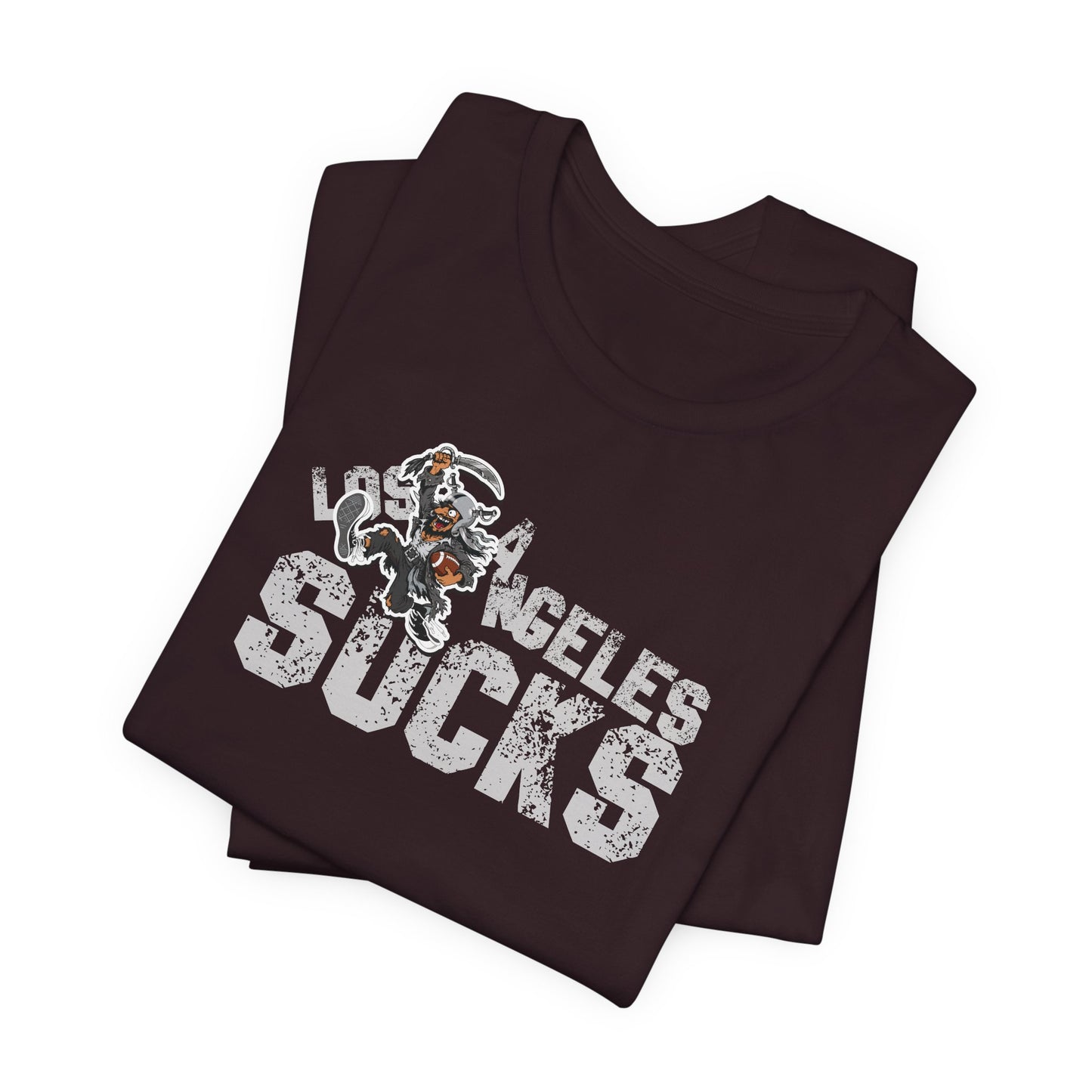L.A. sux (for Las Vegas fans) - Unisex Jersey Short Sleeve Tee