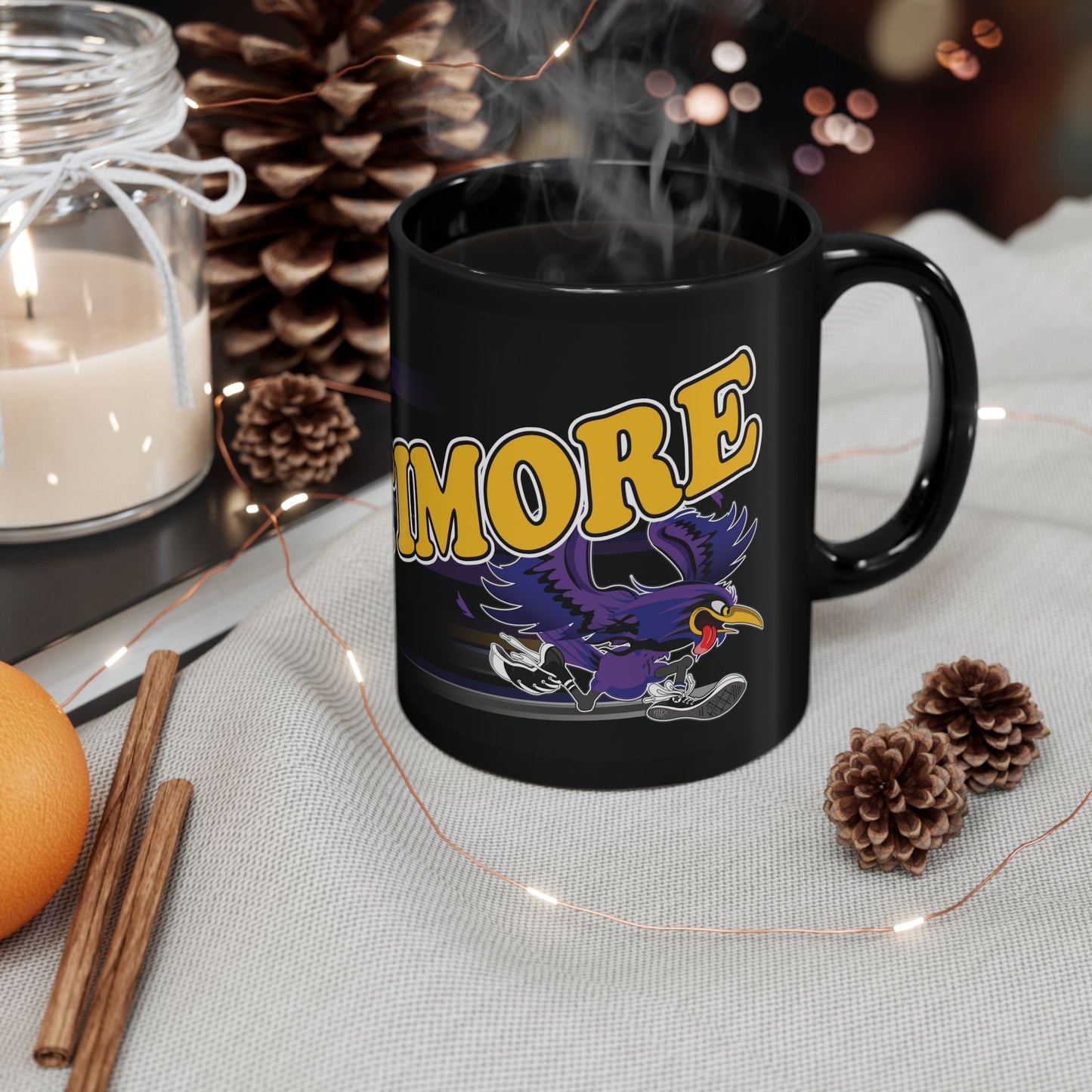 Gas Pump Raven from Baltimore - Black Mug (11oz, 15oz)