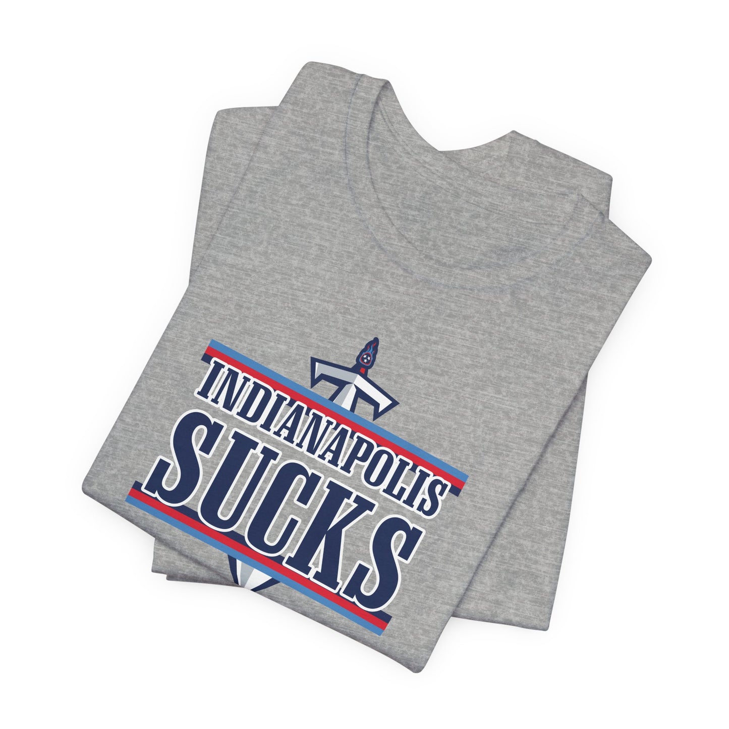 Indianapolis Suck (for Tennessee fans) - Unisex Jersey Short Sleeve Tee
