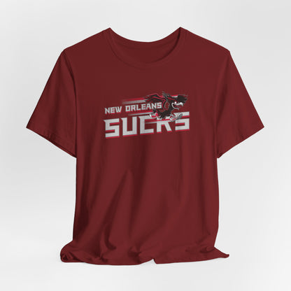 New Orleans Sucks (for Atlanta fans) - Unisex Jersey Short Sleeve Tee