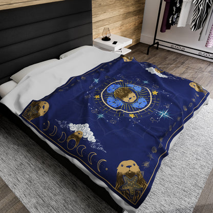 Mystic Sea Otter (2023) - Velveteen Plush Blanket