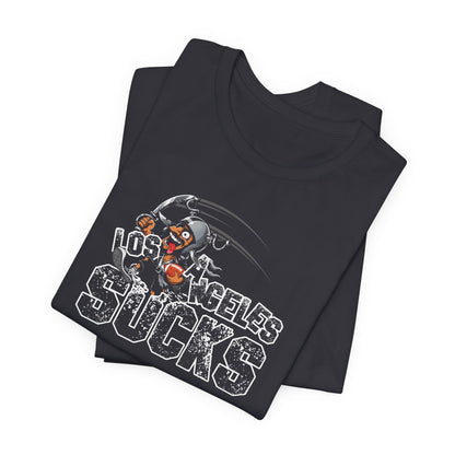 L.A. sux (for Las Vegas fans) - Unisex Jersey Short Sleeve Tee