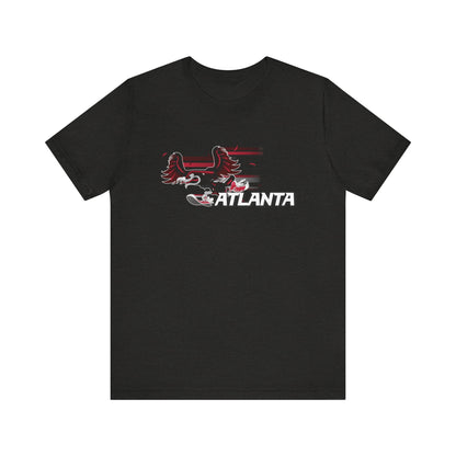 Gas Pump Hawk (for Atlanta fans) - Unisex Jersey Short Sleeve Tee
