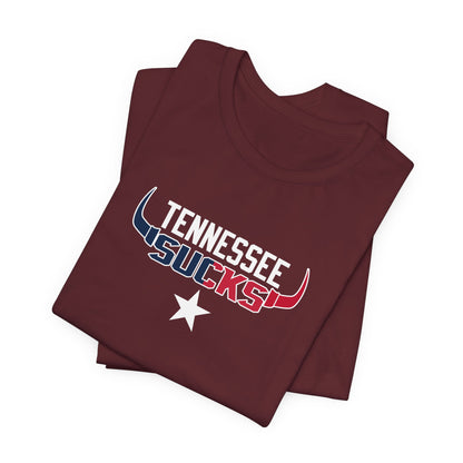 That Nashville Team Sux (for Houston fans) - Unisex Jersey Short Sleeve Tee