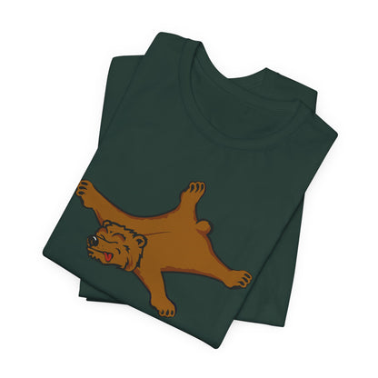 Bruins (or bear) Skin Rug (beat UCLA for any fan) Unisex Jersey Short Sleeve Tee