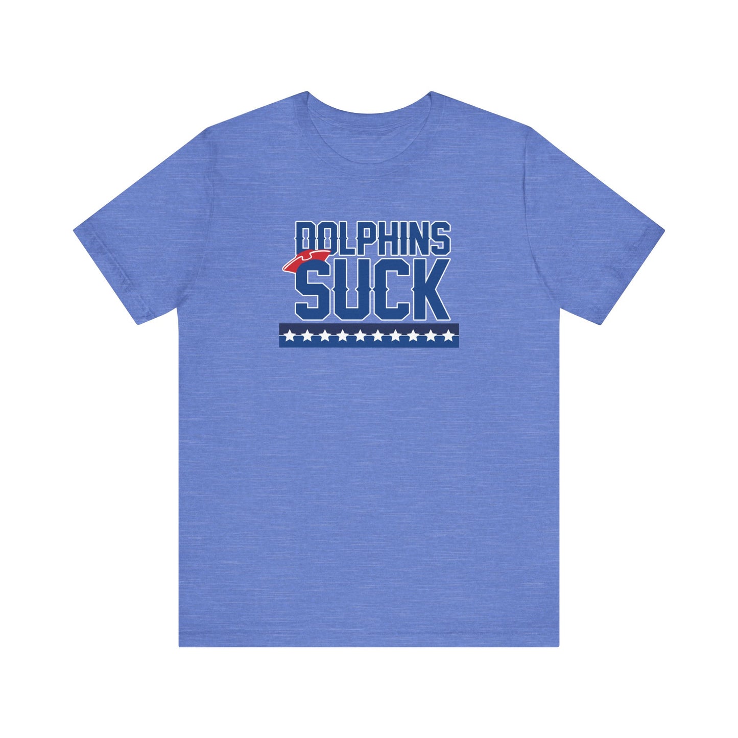 Shiny Mammal Fish Suck (for New England fans) - Unisex Jersey Short Sleeve Tee