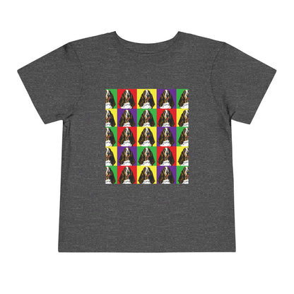 Basset Hound Pop Art - Toddler Tee