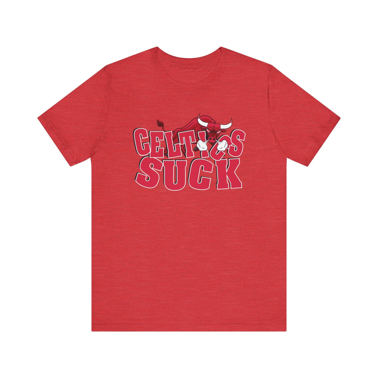 That Green Leprechaun Team Sucks (for Bulls fans) - Unisex Jersey Short Sleeve Tee