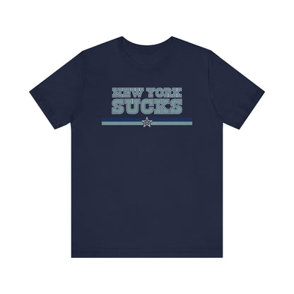 New York Sux (for Dallas fans) - Unisex Jersey Short Sleeve Tee