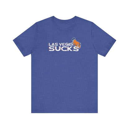 Vegas Sucks (for Denver fans) - Unisex Jersey Short Sleeve Tee