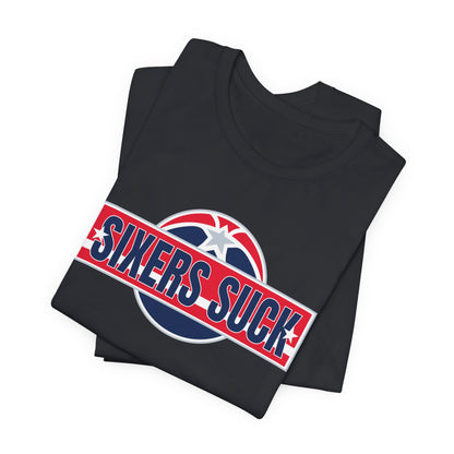 6ers Suck (for DC fans) - Unisex Jersey Short Sleeve Tee