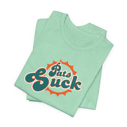 I Hate Patricks & Patricias, and all the pats (for Miami fans) - Unisex Jersey Short Sleeve Tee