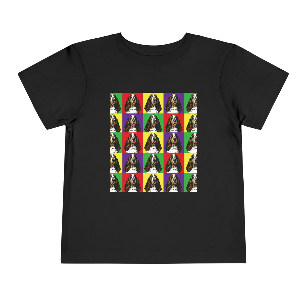 Basset Hound Pop Art - Toddler Tee