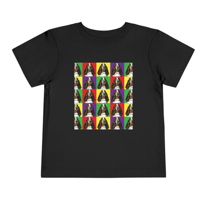 Basset Hound Pop Art - Toddler Tee