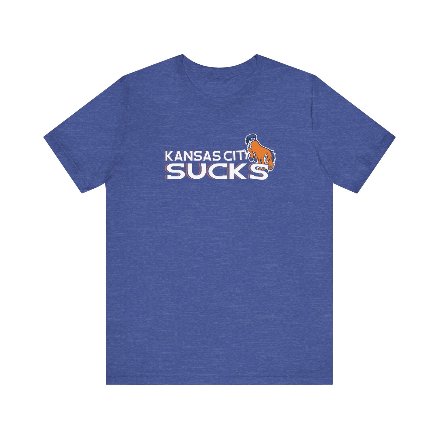 I Hate Kansas City (for Denver fans) - Unisex Jersey Short Sleeve Tee