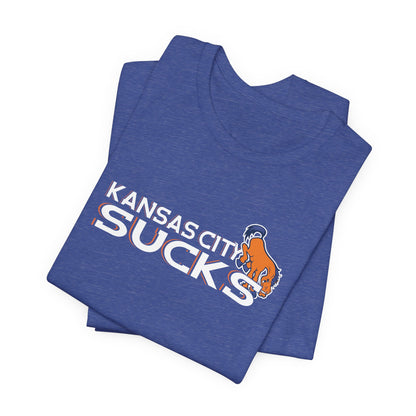 I Hate Kansas City (for Denver fans) - Unisex Jersey Short Sleeve Tee