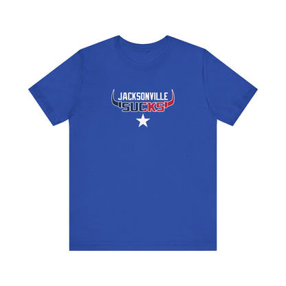 Jax Sux (for Houston fans) - Unisex Jersey Short Sleeve Tee