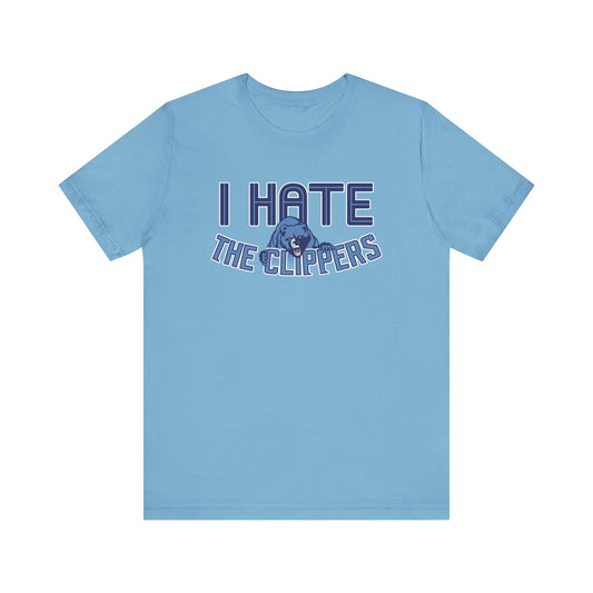 I Hate The Clipperz (for Memphis fans) - Unisex Jersey Short Sleeve Tee