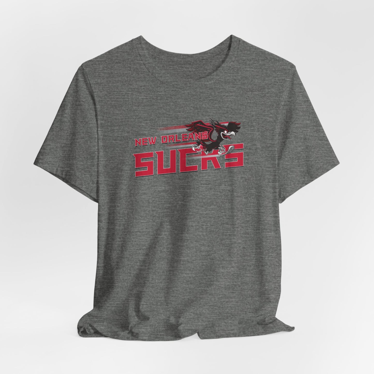 New Orleans Sucks (for Atlanta fans) - Unisex Jersey Short Sleeve Tee