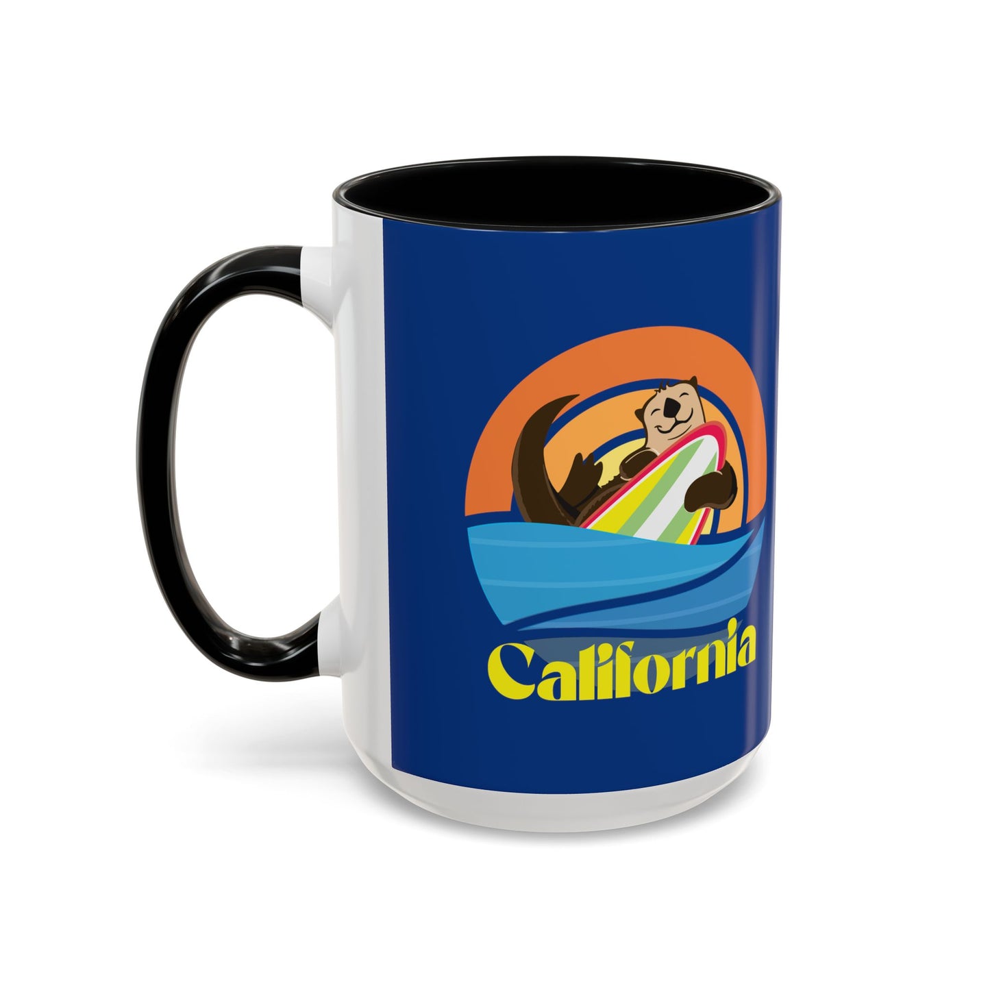 Board Bandit in honor of Sea Otter #841 - Accent Coffee Mug, 11oz