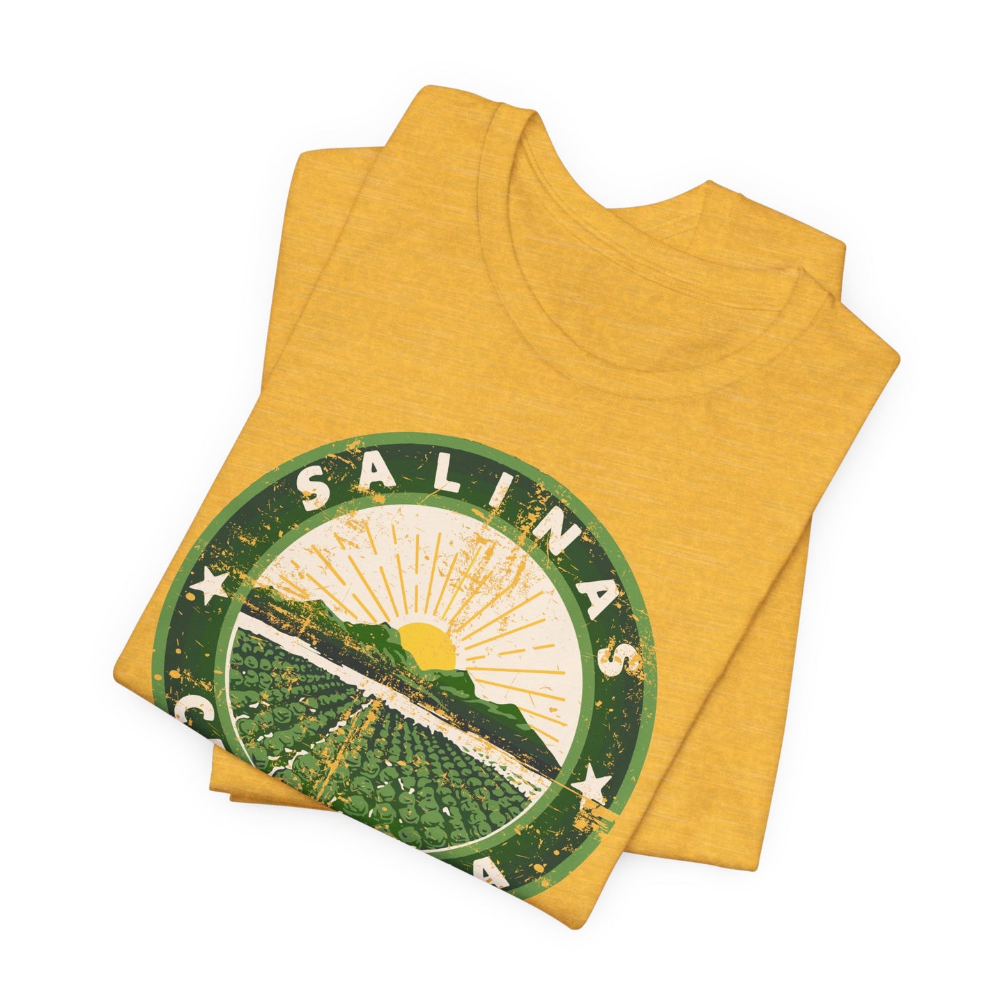 Salinas, California (retro city logo) - Unisex Jersey Short Sleeve Tee