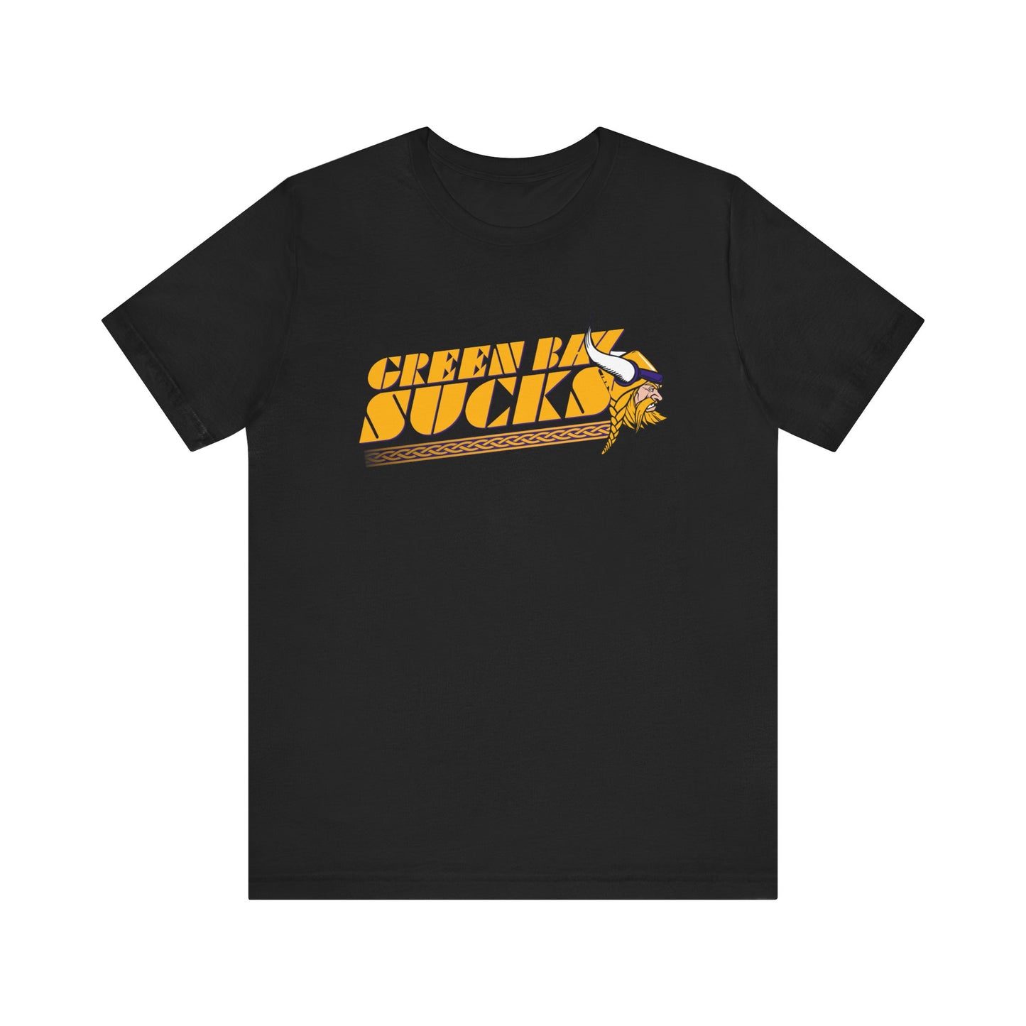 Green Bay Sucks (for Minnesota Vikings fans) - Unisex Jersey Short Sleeve Tee