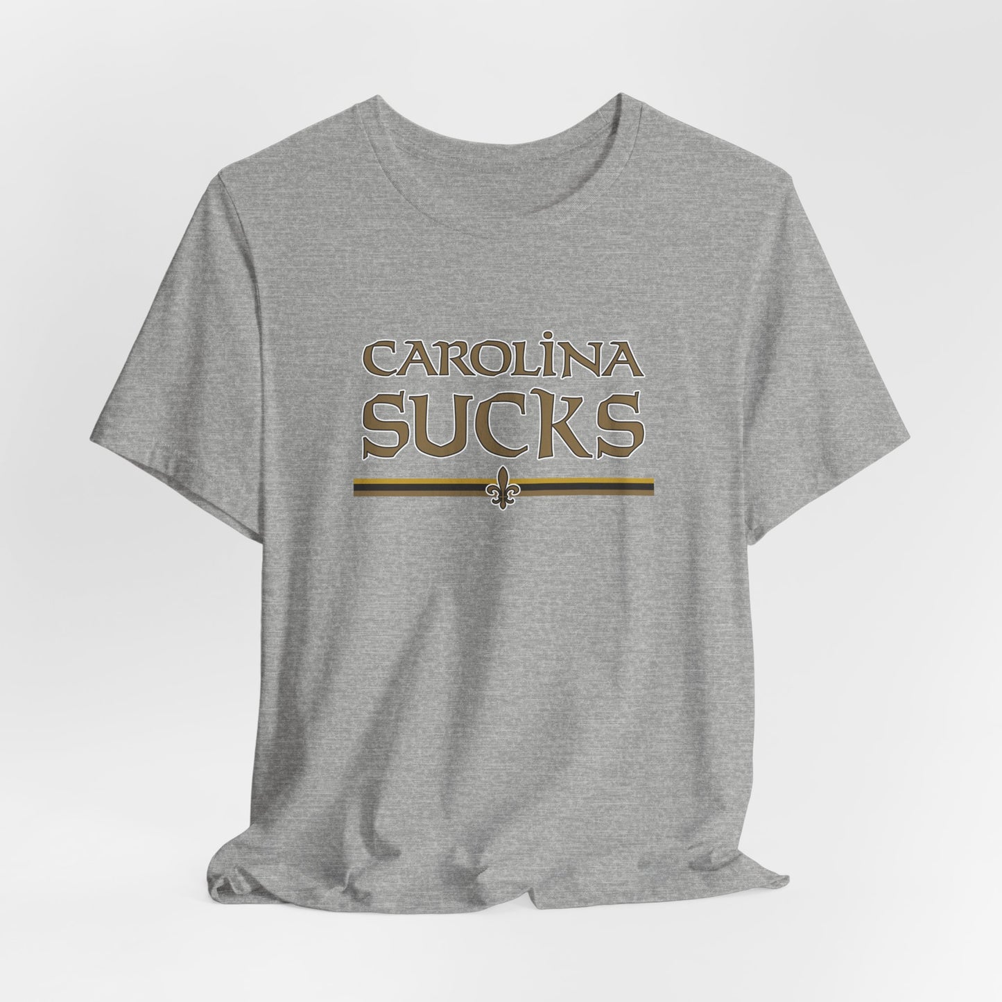 Carolina Sucks (for New Orleans fans) - Unisex Jersey Short Sleeve Tee