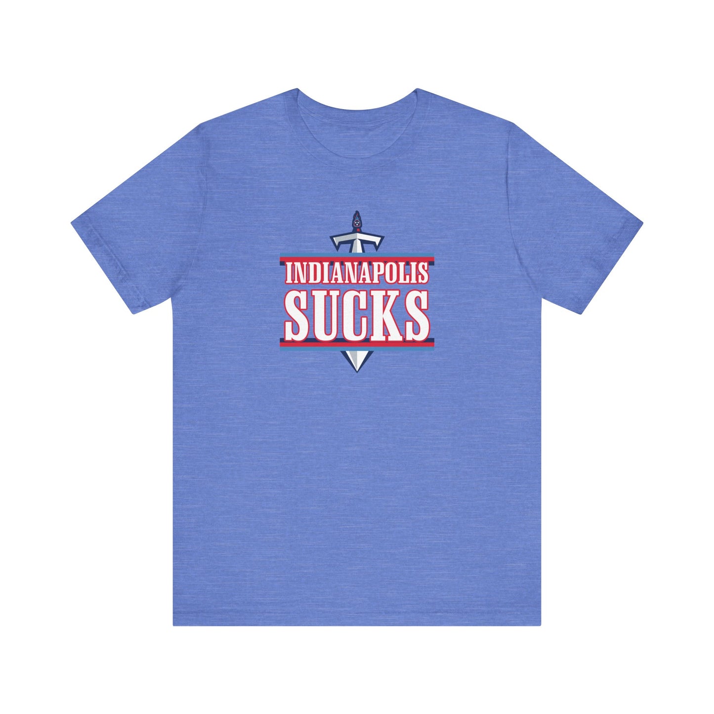 Indianapolis Suck (for Tennessee fans) - Unisex Jersey Short Sleeve Tee