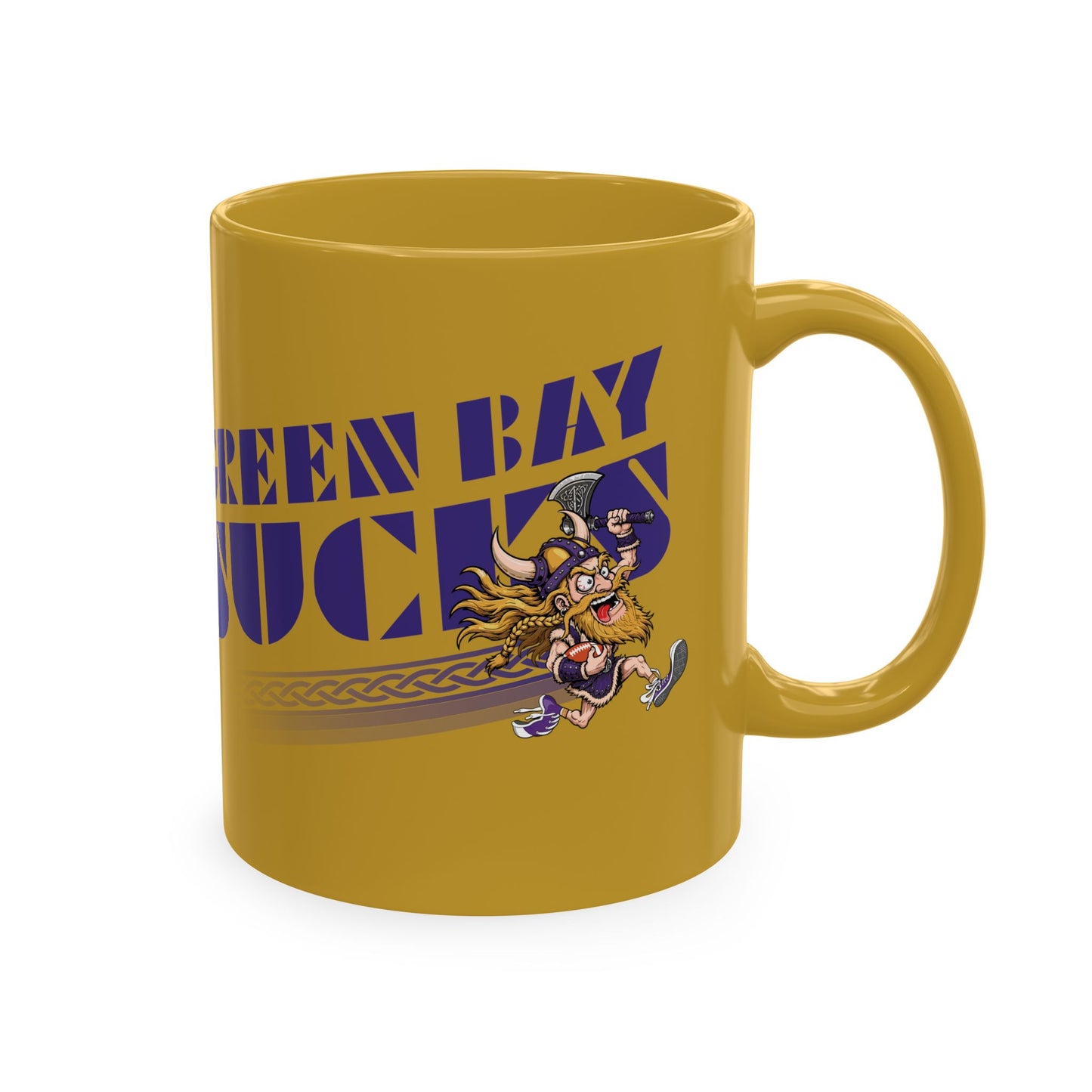 Green Bay Sucks - (for Minnesota fans) - Ceramic Coffee Mug