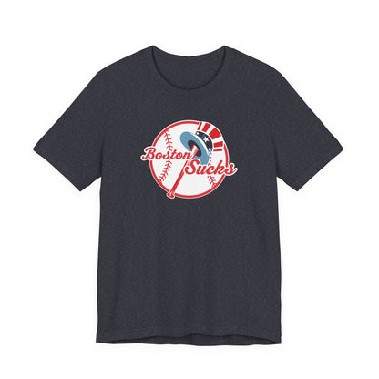 Boston Sucks (for NYC fans) - Unisex Jersey Short Sleeve Tee