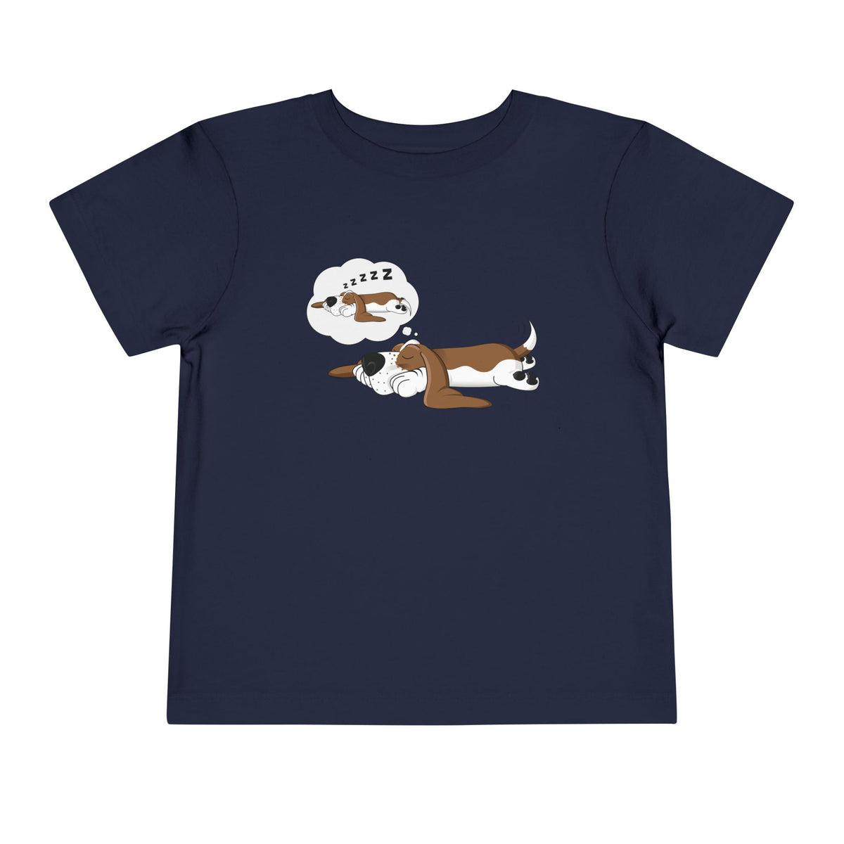 Dreaming of Sleeping Basset Hound - Toddler Tee