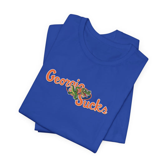 Georgia Sucks (for Florida fans) - Unisex Jersey Short Sleeve Tee
