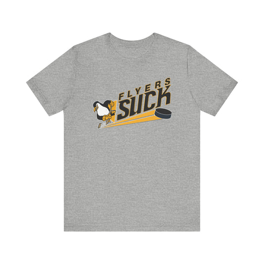 Flyers Suck (for Pittsburgh fans) - Unisex Jersey Short Sleeve Tee