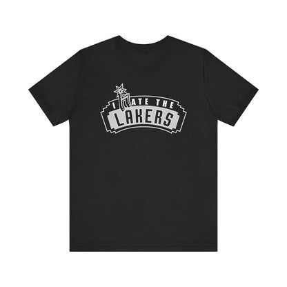 I Hate That Team Without Lakes - (for San Antonio fans) - Unisex Jersey Short Sleeve Tee