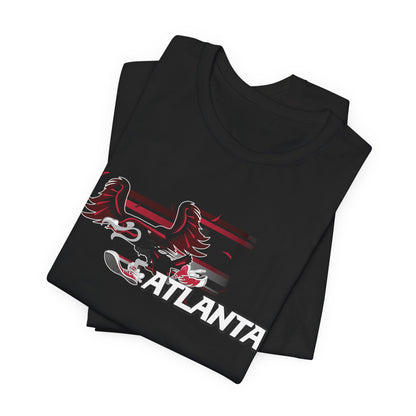 Gas Pump Hawk (for Atlanta fans) - Unisex Jersey Short Sleeve Tee
