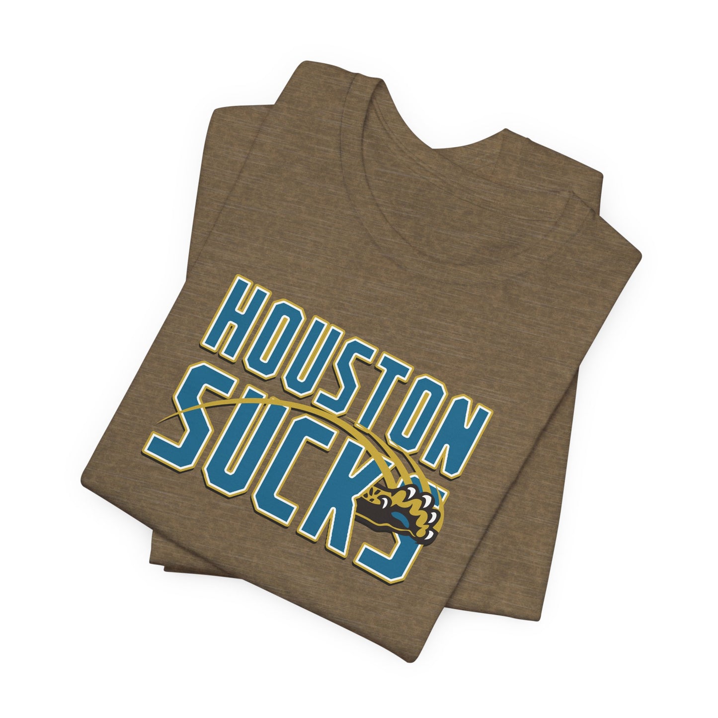 Houston Sucks (for Jacksonville fans) - Unisex Jersey Short Sleeve Tee